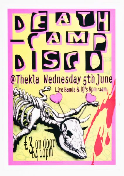 Death Camp Disco at Thekla Original Poster